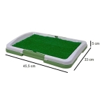 Baño Sanitario Para Perros Gatos Bandeja Cesped Mascotas - Imagen 2