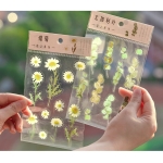 Plancha Stickers Pegotines Estilo Vintage Diseños Naturaleza - Imagen 6