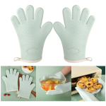 Guante Manopla Antideslizante P/ Cocina Horno Silicona Tela - Imagen 2