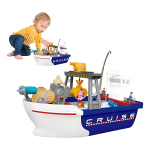 Barco Bote De Juguete Para Niños Resistente Para Baño Color Azul - Imagen 3