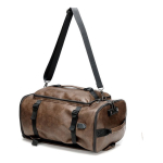 Mochila Bolso Con Candado De Combinación Simil Cuero Calidad - Imagen 4