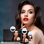 Flash Selfie Led Para Celular Samsung LG Huawei - Imagen 3