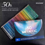 Lápices De Colores Metálicos Alta Pigmentación Artística - Imagen 4