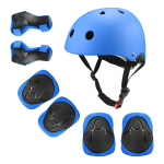 Set De 7 Protecciones Para Niños Casco Rodilleras Coderas - Imagen 5