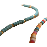 Collar Amuleto Ojo Turco Colorido Con Cuentas De Piedra - Imagen 18