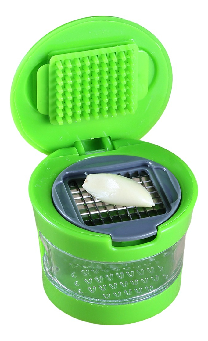 D_657409-MLU75107058357_032024-F.jpg Triturador De Ajo Prensa Acero Inoxidable Y Plastico Cocina - Imagen 1