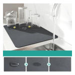Alfombrilla Absorbente Seca Platos Vasos Cocina 30cm X 40cm - Imagen 11