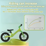 Bicicleta Metal Sin Pedales P/ Niños Ruedas Goma +accesorios - Imagen 10