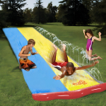 Alfombra Acuática Deslizadora Doble Con Agua Tobogan Piscina - Imagen 6