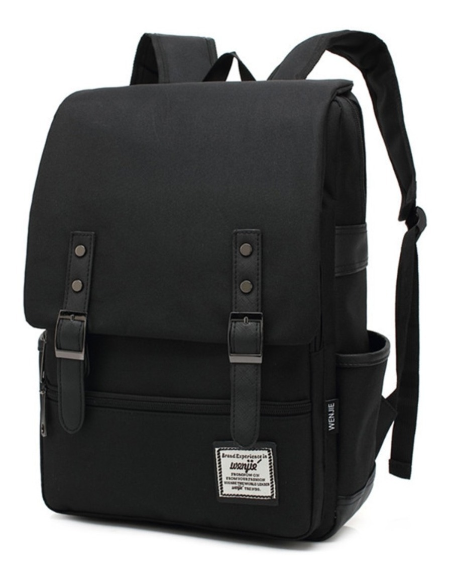 D_658948-MLU54290652404_032023-F.jpg Mochila Unisex Laptop 17' Detalles En Ecocuero - Imagen 1