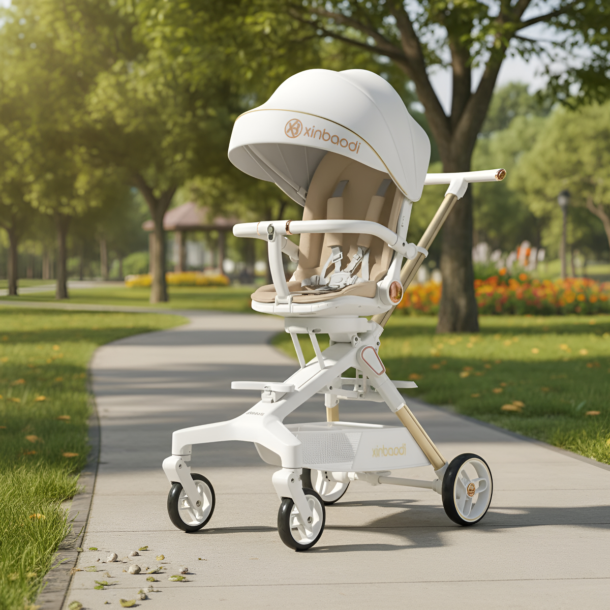 D_659145-MLU96654818371_102025-F.jpg Cochecito Bebe Plegable Liviano Vista Alta Reclinable - Imagen 1