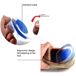 Talonera De Gel Silicona Deporte Trabajo Punto Rojo Y Azul - Imagen 9