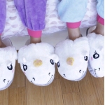 Pantuflas Unicornio Unisex Pantuflas De Animales Invierno - Imagen 11