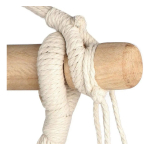 Silla Colgante Estilo Hamaca Paraguaya Gancho Incluido - Imagen 4