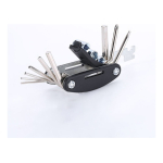 Kit De Herramientas Bicicleta Reparación Con Inflador Gris - Imagen 5