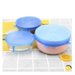 Set X 6 Tapas De Alimentos Re Utilizables Silicona Universal - Imagen 11