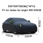 Funda Cobertor Protector Auto Lona Impermeable Con Agarre - Imagen 19