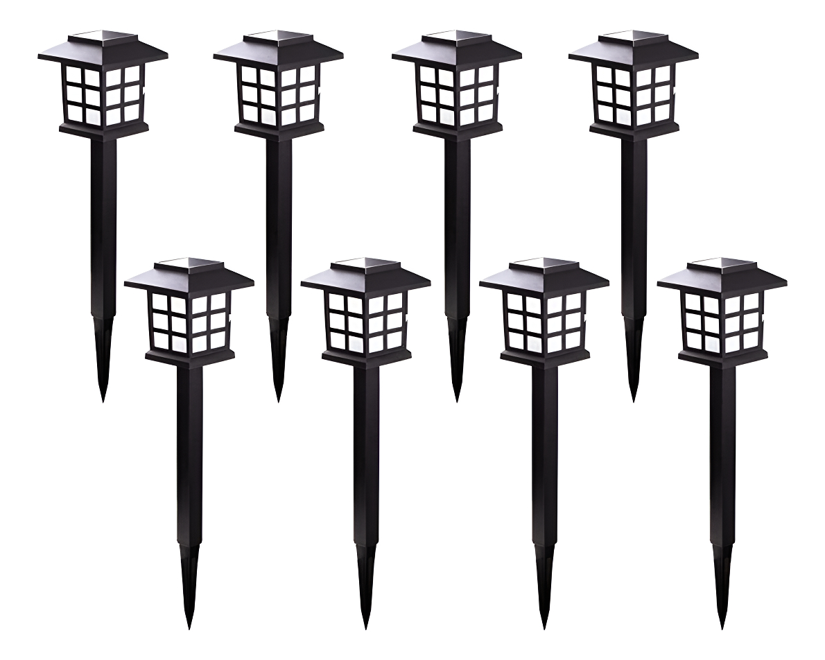 D_666189-MLU97161531475_112025-F.jpg Set X 2 Luz Led Farol Farolito Solar C/estaca Decoracion - Imagen 1
