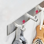 Soporte Triple Gancho Para Pared Toallero Pared Accesorio - Imagen 4