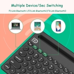 Teclado Inalámbrico Bluetooth Multi Device Celular Tablet Pc - Imagen 7
