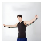 Set 5 Bandas Elástica Resistencia De Varios Colores + Bolso - Imagen 5