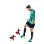 Juguete Pelota Loca Peteca China Plumas Juego Patear Futbol - Imagen 5