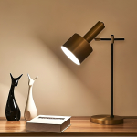 Lampara De Mesa De Luz Escritorio Portatil Con Rotación - Imagen 9