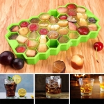 Hielera Cubetera 37 Hielos Gourmet Molde Silicona Con Tapa - Imagen 17