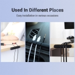 Organizador Cables No Enreda Escritorio Mesa Para 5 Cables - Imagen 6
