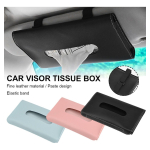 Porta Pañuelos En Cuero Pu Para Visera De Auto Mayoristas Uruguay - Imagen 3