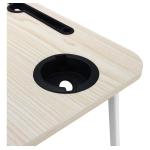 Mesa Plegable Para Laptop Tablet Con Portavaso Y Cajón - Imagen 8