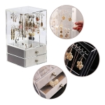 Organizador Exhibidor De Joyas Joyero Diseño Acrilico Cajón - Imagen 15