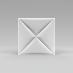 Revestimientos Adhesivo Panel 3d Blanco Dormitorio Living - Imagen 2