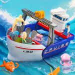 Barco Bote De Juguete Para Niños Resistente Para Baño Color Azul - Imagen 6