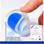 Talonera De Gel Silicona Deporte Trabajo Punto Rojo Y Azul - Imagen 11