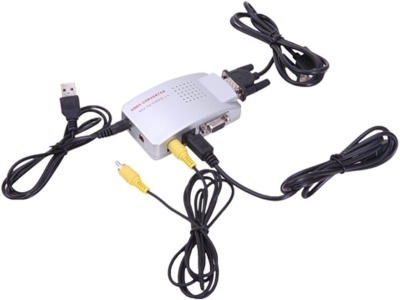 Convertidor De Video Vga A Rca O S-video Conversor Pc A Tv - Imagen 6