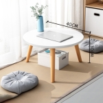 Mesa Ratona Nordica Living Minimalista Decoracion Redonda - Imagen 3