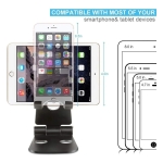 Soporte Ajustable Metal Para Celular Tablet Multiples Angulo - Imagen 14