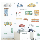 Vinilo Infantil Decorativo De Pared Ciudad - Imagen 3