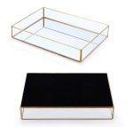 Set X2 Bandejas De Metal Para Organizar Maquillaje Joyas - Imagen 5