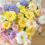 Ramo De Flores Decorativas Calendula Artificial Doble Petalo - Imagen 9
