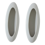 Manija Tirador Plastica Ventanas Cajones Autoadhesiva 2u - Imagen 5