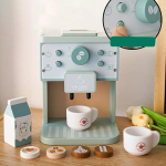 Juego Cafetera Madera Niños Niñas Con Accesorios Juguete - Imagen 5