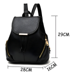 Bolso Cartera Mochila Moderno Varios Cierres Gran Capacidad - Imagen 17
