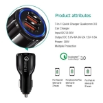 Cargador Carga Rápida Qc 3.0 Doble Usb Para Auto Encendedor - Imagen 10