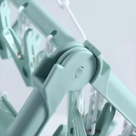 Colgador De Secado Plegable Giratorio Percha 32 Palillos - Imagen 5