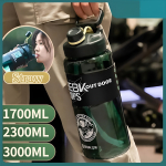 Botella De Agua Deportiva Plastico 1,7l Transparente - Imagen 9
