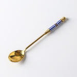 Cucharitas Metal Y Cerámica Café Té Copetín Decorativas - Imagen 5