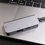Adaptador Hub Tipo C 3 Puertos Usb Y Hdmi 4k Usb 3.0 - Imagen 2