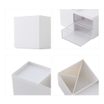 Caja Organizadora Maquillaje Cosméticos Con Doble Cajón - Imagen 9